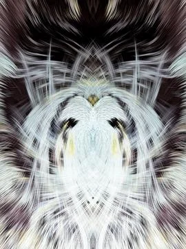 Design element for graphics Visionary surreal artworks Fractal Wall Art Des.. Ilustración de archivo
