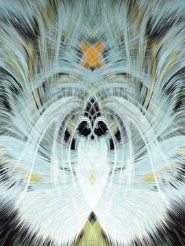 Design element for graphics Visionary surreal artworks Fractal Wall Art Des.. Stock Illustration