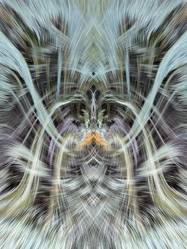 Design element for graphics Visionary surreal artworks Fractal Wall Art Des.. Stock Illustration