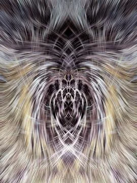 Design element for graphics Visionary surreal artworks Fractal Wall Art Des.. Illustrazione stock