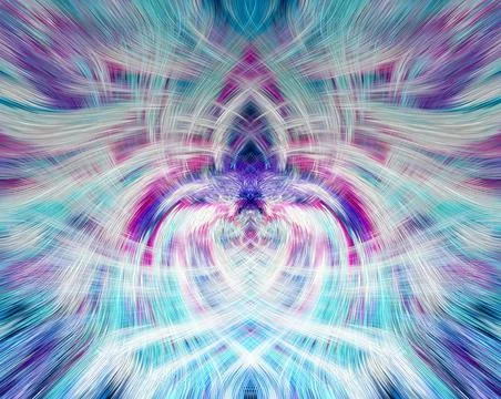 Design element for graphics Visionary surreal artworks Fractal Wall Art Des.. Stock Illustration