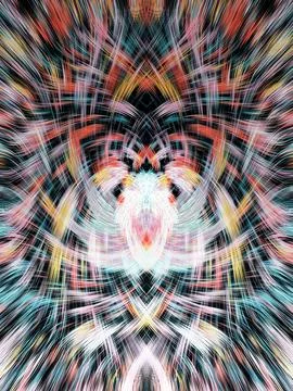 Design element for graphics Visionary surreal artworks Fractal Wall Art Des.. 스톡 일러스트