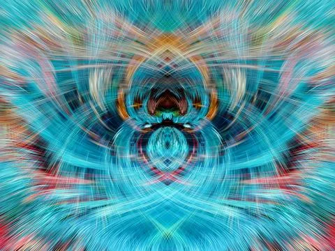 Design element for graphics Visionary surreal artworks Fractal Wall Art Des.. Ilustración de archivo