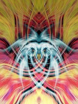 Design element for graphics Visionary surreal artworks Fractal Wall Art Des.. Ilustración de archivo