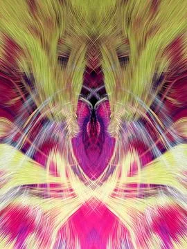 Design element for graphics Visionary surreal artworks Fractal Wall Art Des.. Stock Illustration