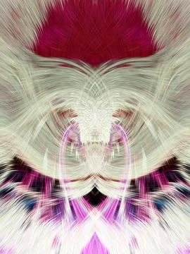 Design element for graphics Visionary surreal artworks Fractal Wall Art Des.. Stock Illustration