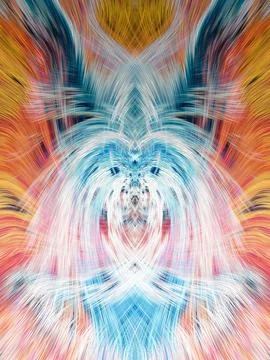 Design element for graphics Visionary surreal artworks Fractal Wall Art Des.. Ilustración de archivo