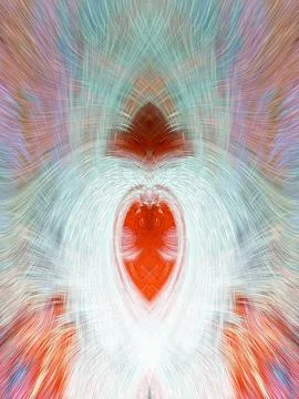 Design element for graphics Visionary surreal artworks Fractal Wall Art Des.. 스톡 일러스트