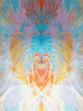 Design element for graphics Visionary surreal artworks Fractal Wall Art Des.. イラスト素材
