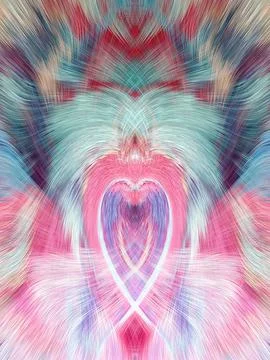 Design element for graphics Visionary surreal artworks Fractal Wall Art Des.. Stock Illustration