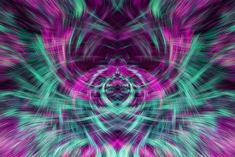 Design element for graphics Visionary surreal artworks Fractal Wall Art Des.. Illustrazione stock
