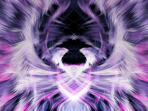 Design element for graphics Visionary surreal artworks Fractal Wall Art Des.. Illustrazione stock