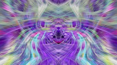 Design element for graphics Visionary surreal artworks Fractal Wall Art Des.. Stock Illustration
