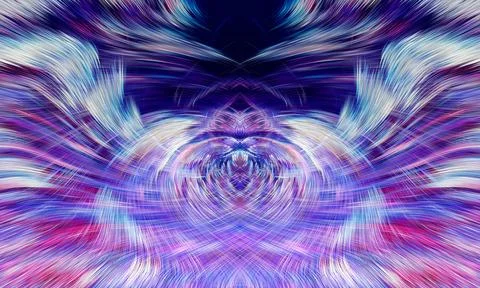 Design element for graphics Visionary surreal artworks Fractal Wall Art Des.. 스톡 일러스트