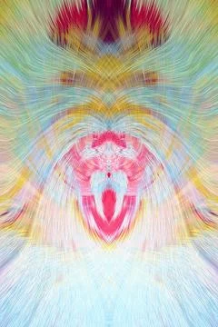 Design element for graphics Visionary surreal artworks Fractal Wall Art Des.. Stock Illustration