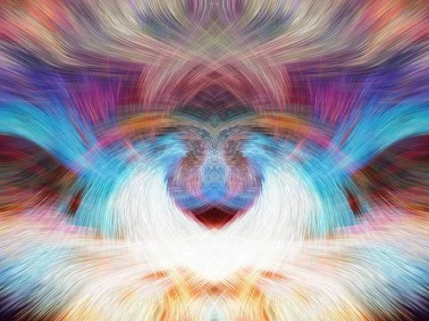 Design element for graphics Visionary surreal artworks Fractal Wall Art Des.. イラスト素材