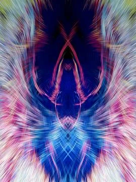 Design element for graphics Visionary surreal artworks Fractal Wall Art Des.. イラスト素材