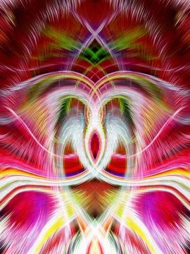 Design element for graphics Visionary surreal artworks Fractal Wall Art Des.. Stock Illustration