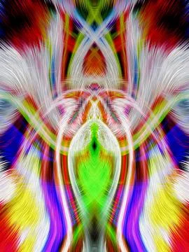 Design element for graphics Visionary surreal artworks Fractal Wall Art Des.. Ilustración de archivo