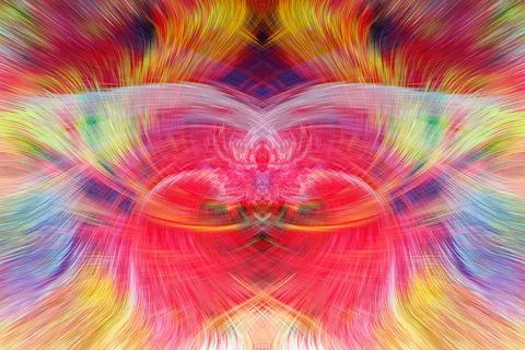 Design element for graphics Visionary surreal artworks Fractal Wall Art Des.. Stock Illustration