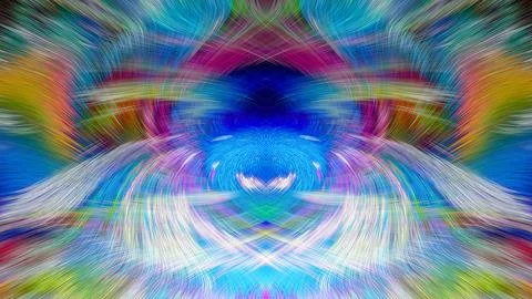 Design element for graphics Visionary surreal artworks Fractal Wall Art Des.. Stockillustratie
