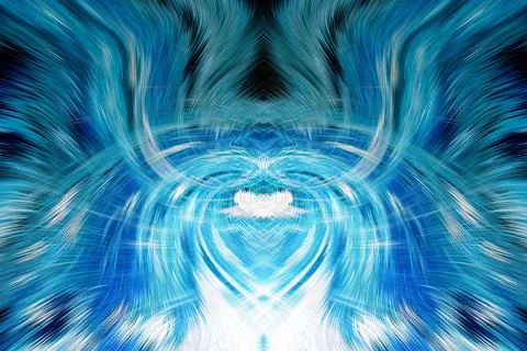 Design element for graphics Visionary surreal artworks Fractal Wall Art Des.. Illustrazione stock