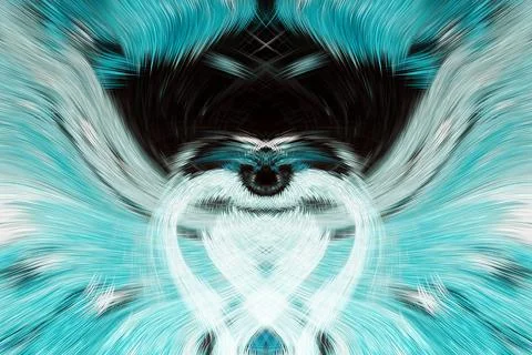 Design element for graphics Visionary surreal artworks Fractal Wall Art Des.. Stock Illustration