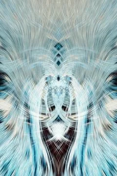 Design element for graphics Visionary surreal artworks Fractal Wall Art Des.. Stock Illustration
