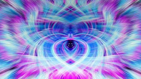 Design element for graphics Visionary surreal artworks Fractal Wall Art Des.. Stock Illustration