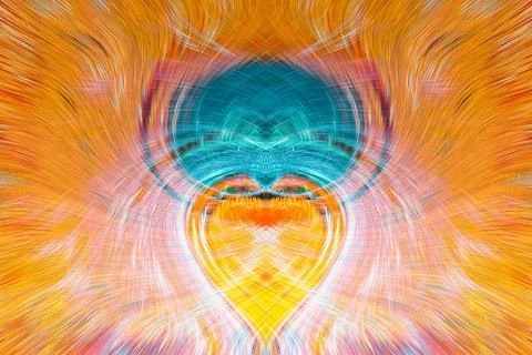 Design element for graphics Visionary surreal artworks Fractal Wall Art Des.. イラスト素材