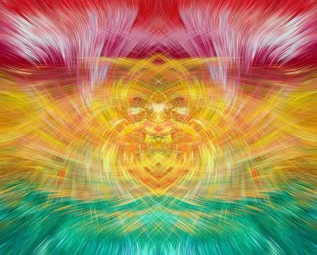 Design element for graphics Visionary surreal artworks Fractal Wall Art Des.. Stock Illustration