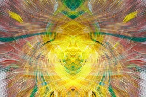 Design element for graphics Visionary surreal artworks Fractal Wall Art Des.. Illustrazione stock