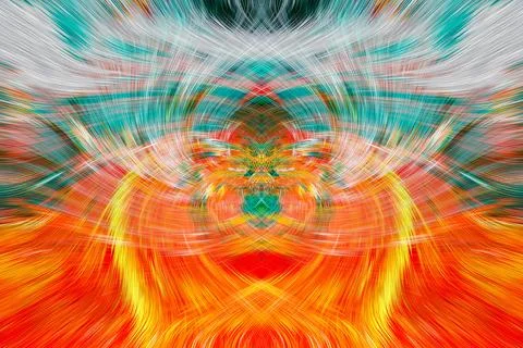 Design element for graphics Visionary surreal artworks Fractal Wall Art Des.. Ilustración de archivo