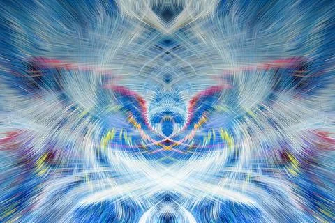 Design element for graphics Visionary surreal artworks Fractal Wall Art Des.. Ilustración de archivo