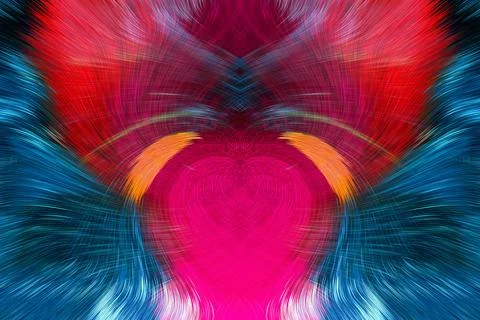 Design element for graphics Visionary surreal artworks Fractal Wall Art Des.. 스톡 일러스트