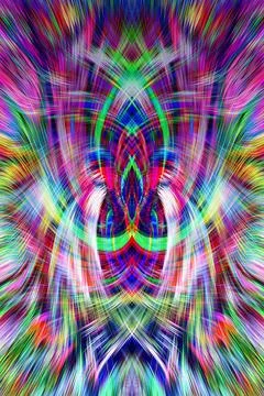 Design element for graphics Visionary surreal artworks Fractal Wall Art Des.. Stock Illustration