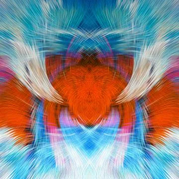 Design element for graphics Visionary surreal artworks Fractal Wall Art Des.. Illustrazione stock