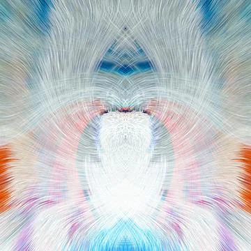 Design element for graphics Visionary surreal artworks Fractal Wall Art Des.. 스톡 일러스트