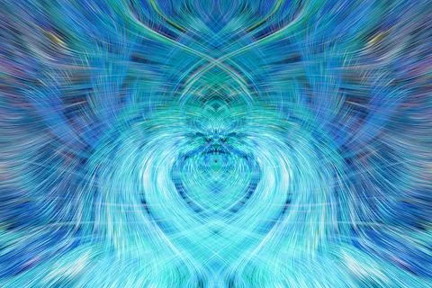Design element for graphics Visionary surreal artworks Fractal Wall Art Des.. Stock Illustration