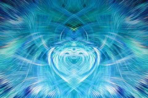 Design element for graphics Visionary surreal artworks Fractal Wall Art Des.. Stock Illustration