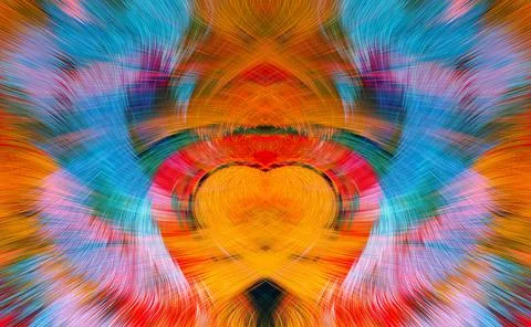 Design element for graphics Visionary surreal artworks Fractal Wall Art Des.. Stock Illustration