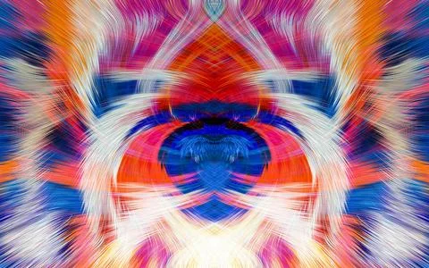 Design element for graphics Visionary surreal artworks Fractal Wall Art Des.. Stockillustratie