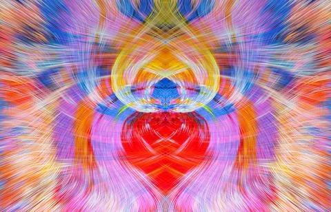 Design element for graphics Visionary surreal artworks Fractal Wall Art Des.. Ilustración de archivo