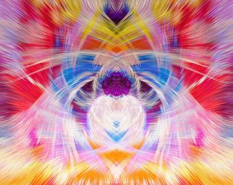 Design element for graphics Visionary surreal artworks Fractal Wall Art Des.. Stock Illustration