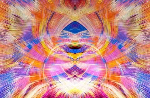Design element for graphics Visionary surreal artworks Fractal Wall Art Des.. Illustrazione stock