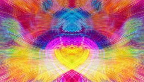 Design element for graphics Visionary surreal artworks Fractal Wall Art Des.. Stock Illustration