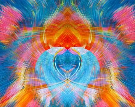 Design element for graphics Visionary surreal artworks Fractal Wall Art Des.. Ilustración de archivo