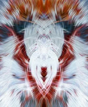 Design element for graphics Visionary surreal artworks Fractal Wall Art Des.. Stock Illustration