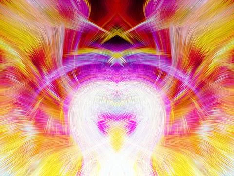 Design element for graphics Visionary surreal artworks Fractal Wall Art Des.. Stock Illustration