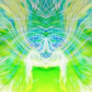 Design element for graphics Visionary surreal artworks Fractal Wall Art Des.. Illustrazione stock